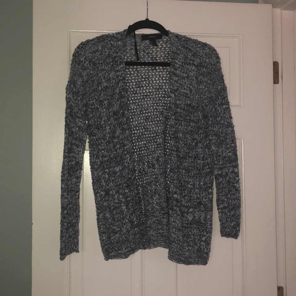 Gorgeous and Comfy Blue and White Cardigan